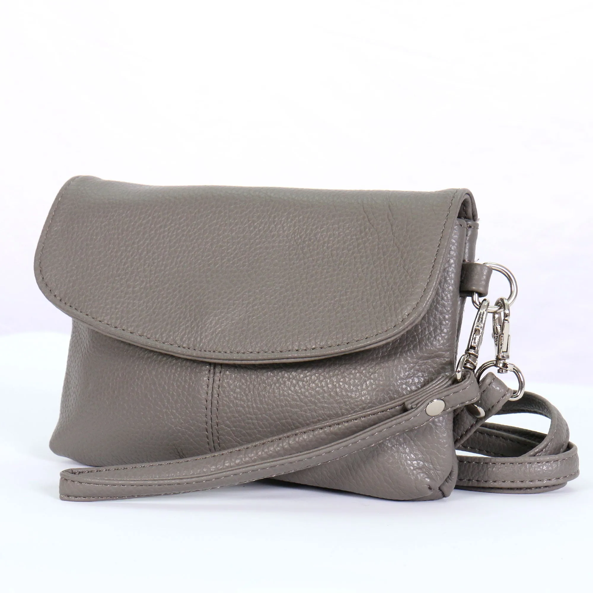 Hot Leathers Gray Small Magnet Closure Purse