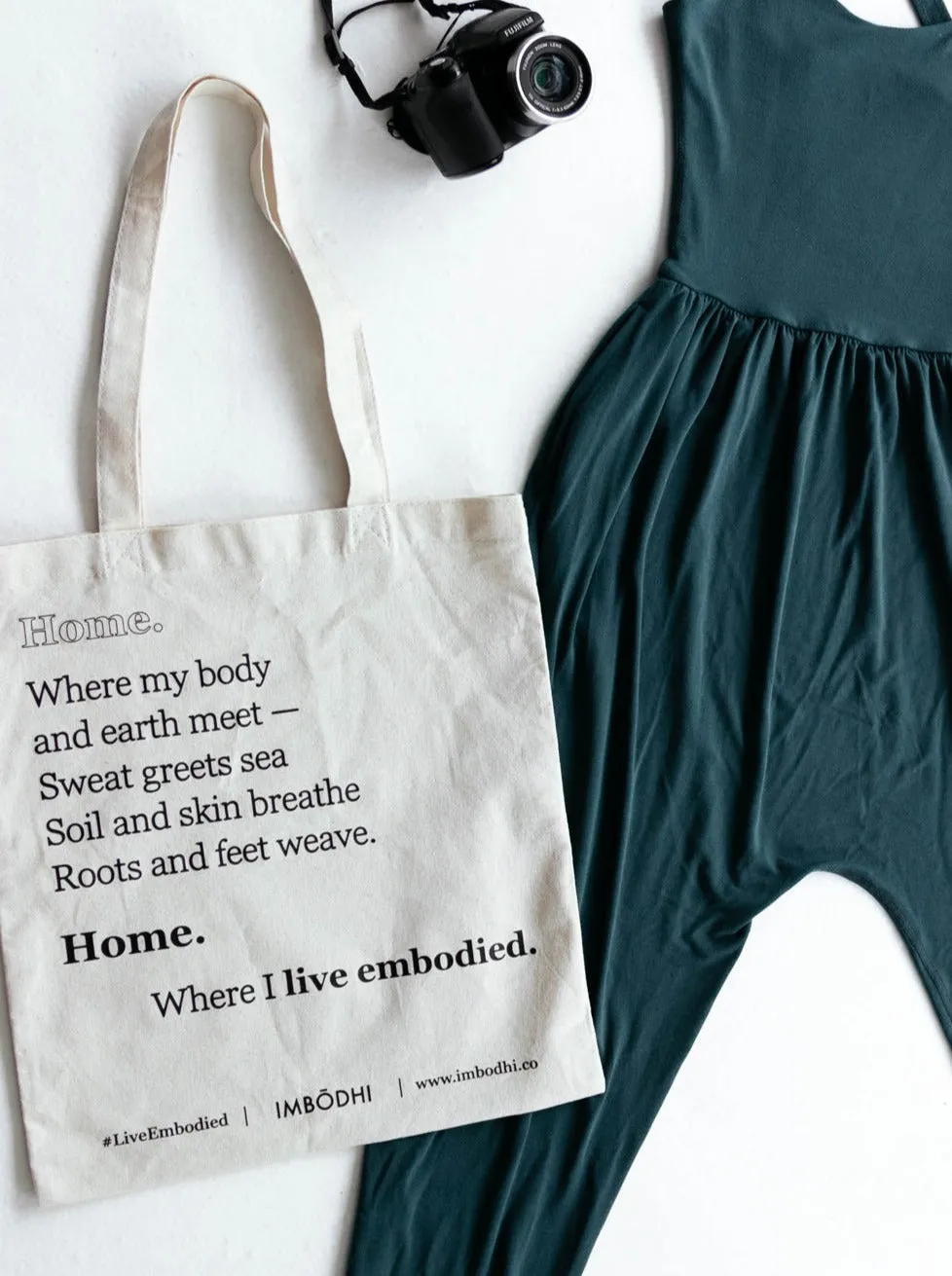 IMBŌDHI Tote Bag, Organic Cotton