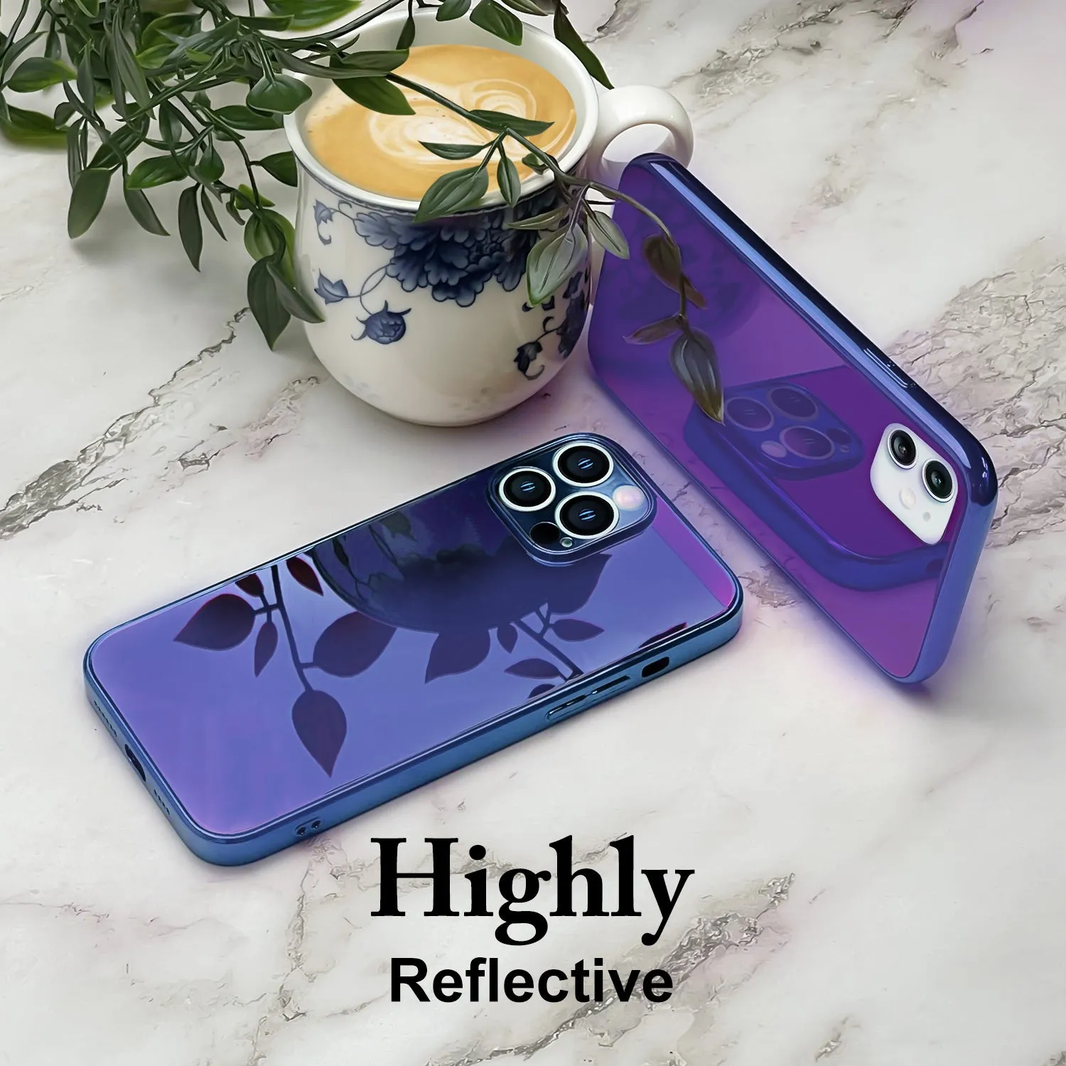 iPhone 13 Pro Case - Colored Reflective Mirror