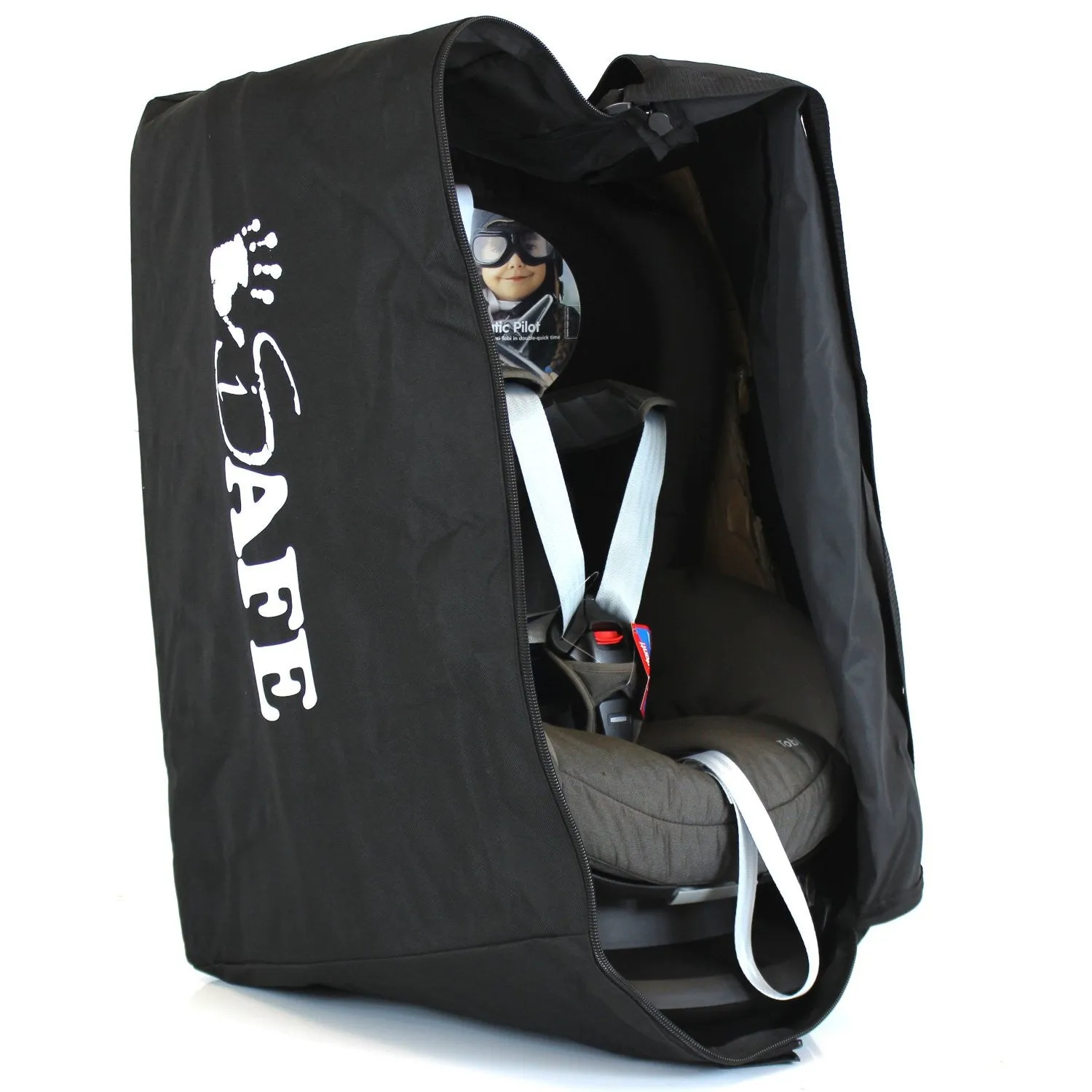 iSafe Universal Carseat Travel / Storage Bag For Caretero Spider Car Seat (Black)