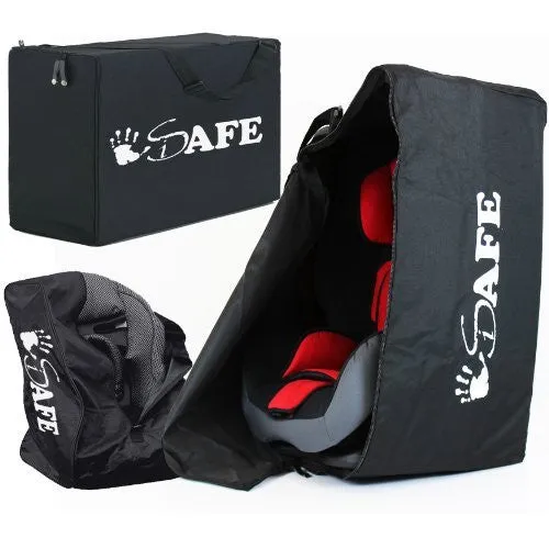 iSafe Universal Carseat Travel / Storage Bag For Caretero Spider Car Seat (Black)