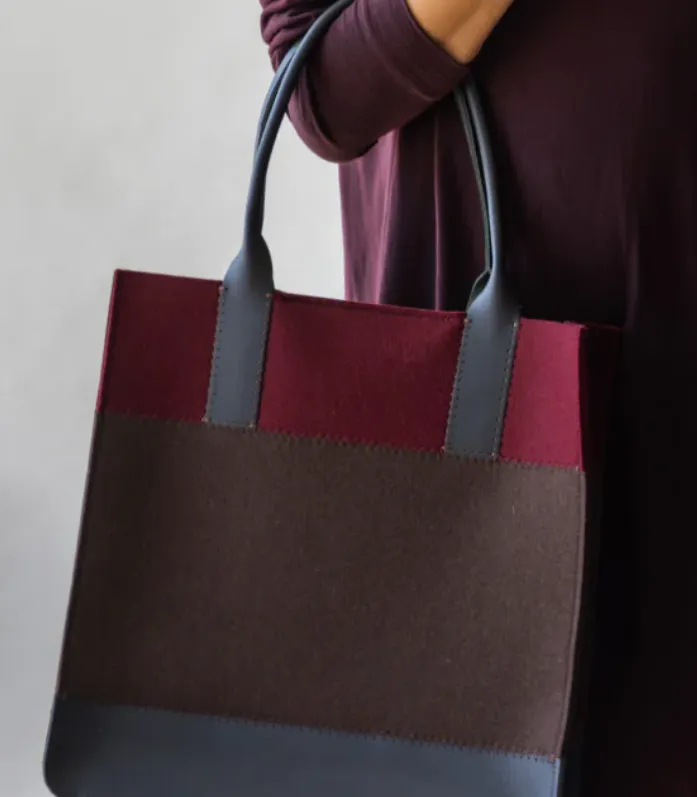 Jaunt merino wool felt tote