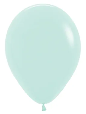 Latex Balloon Pack - Pastel Matte Green, 11" | 100 ct.