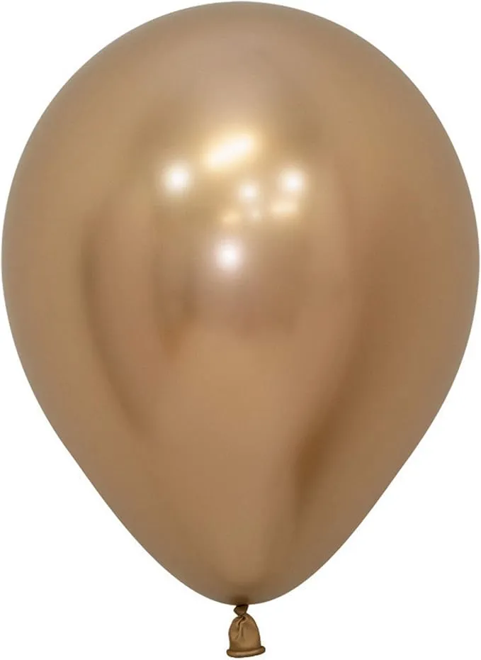 Latex Balloon Pack - Reflex Gold, 11" | 50 ct.