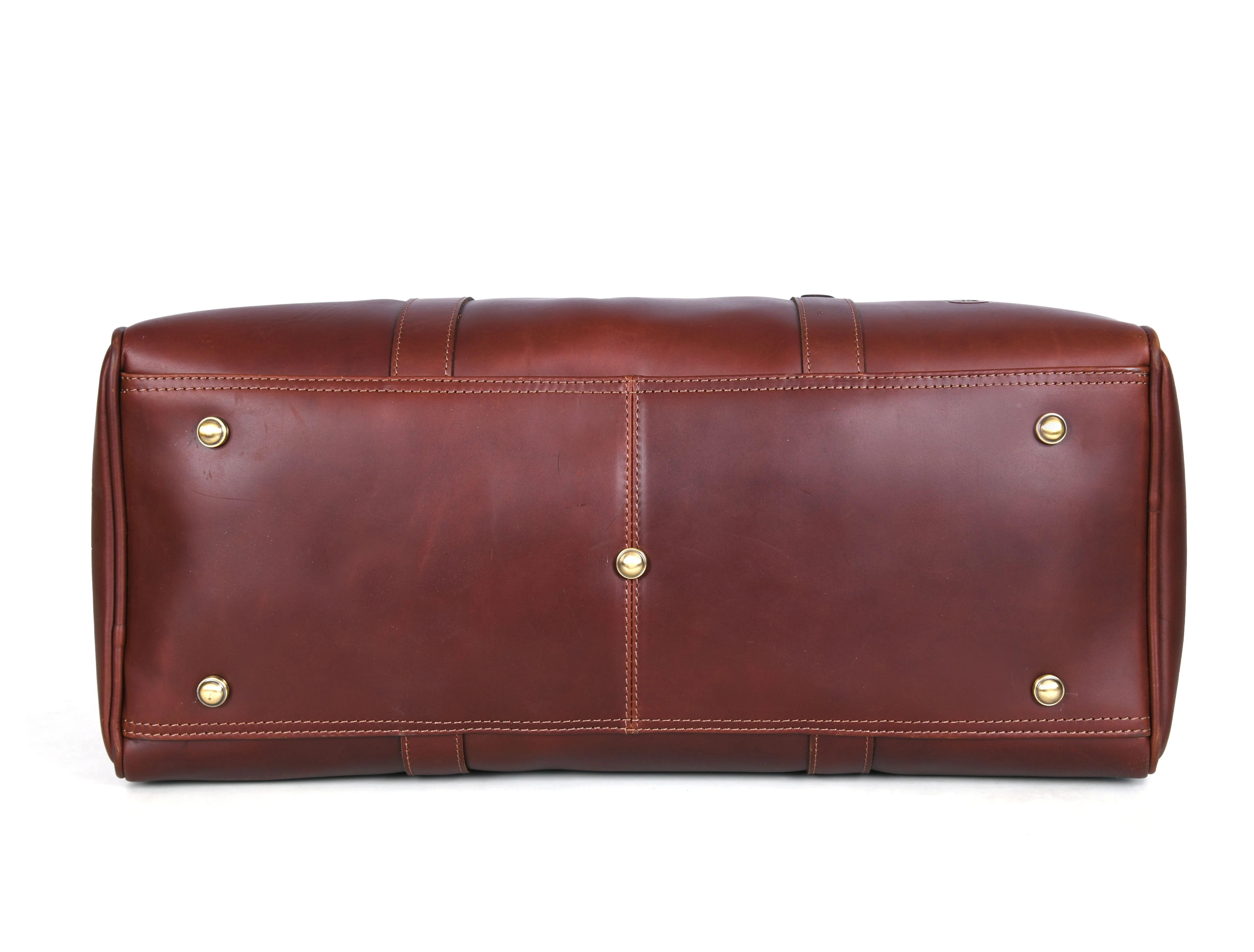 Leather Travel Duffle Bag