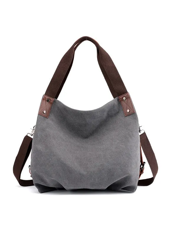 Leisure Solid Color Handbag