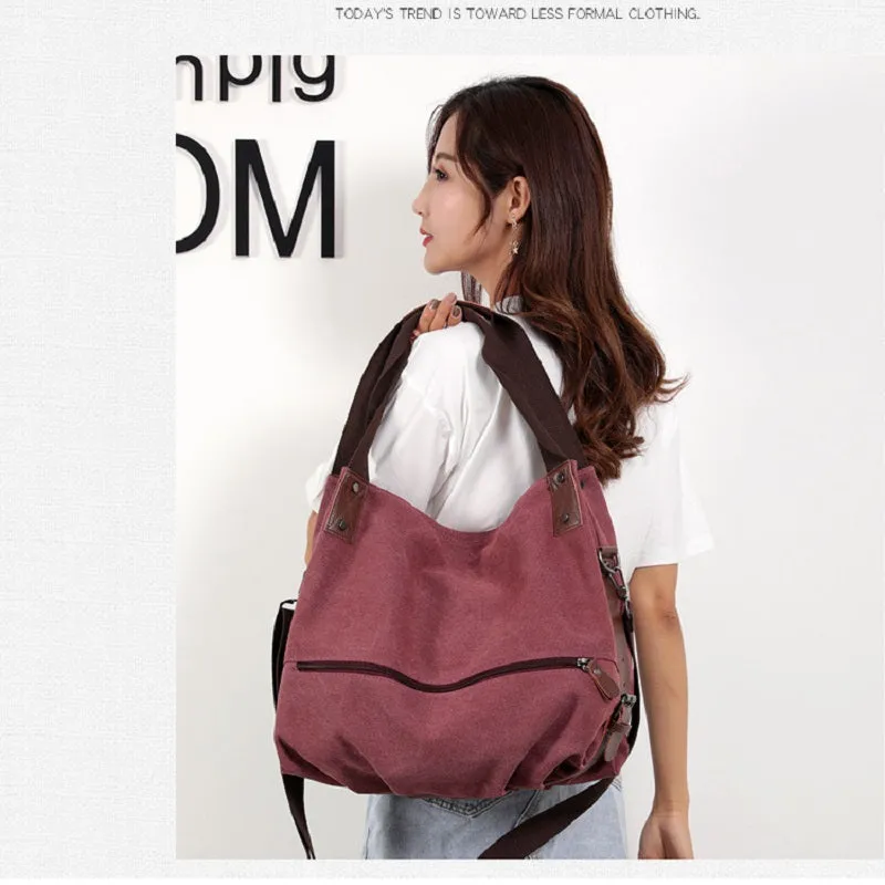 Leisure Solid Color Handbag