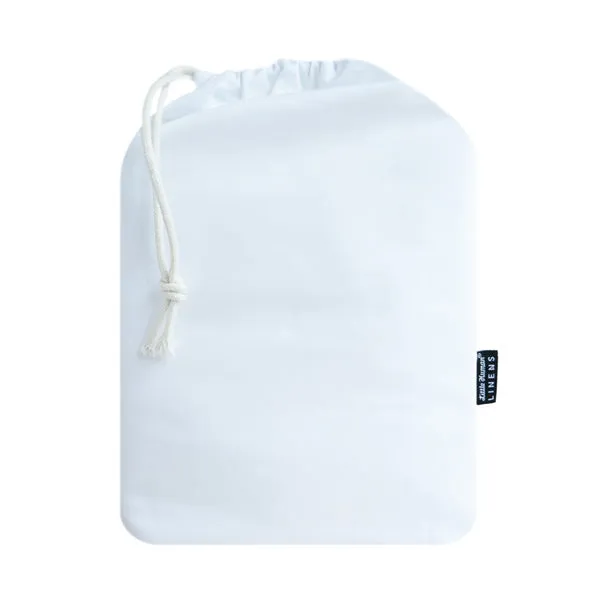 Little Human Linens Waterproof Cot Sheet - Brilliant White