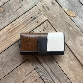 Long Cowhide Wallet | Brown