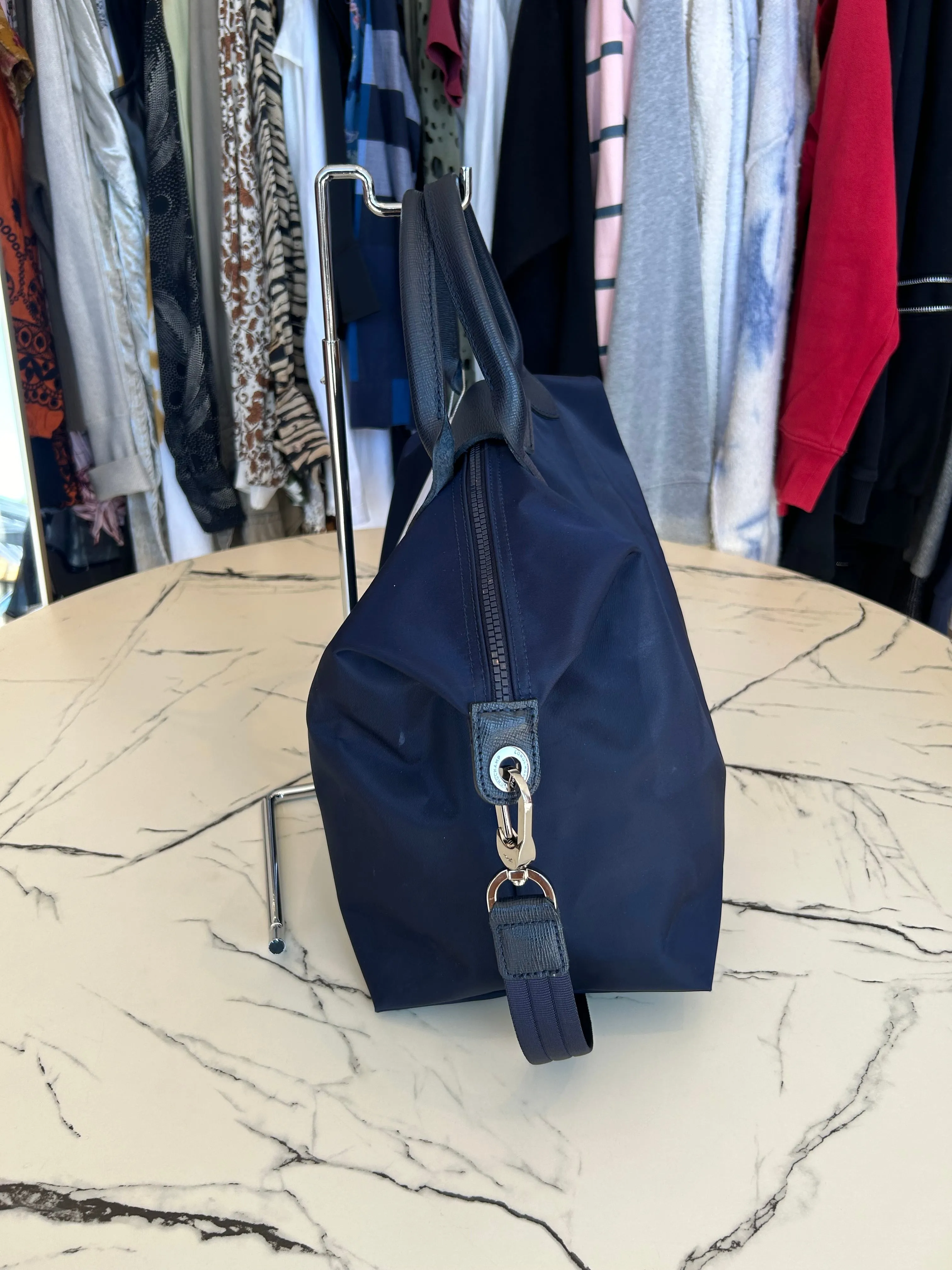 LONGCHAMP Navy Medium Bag