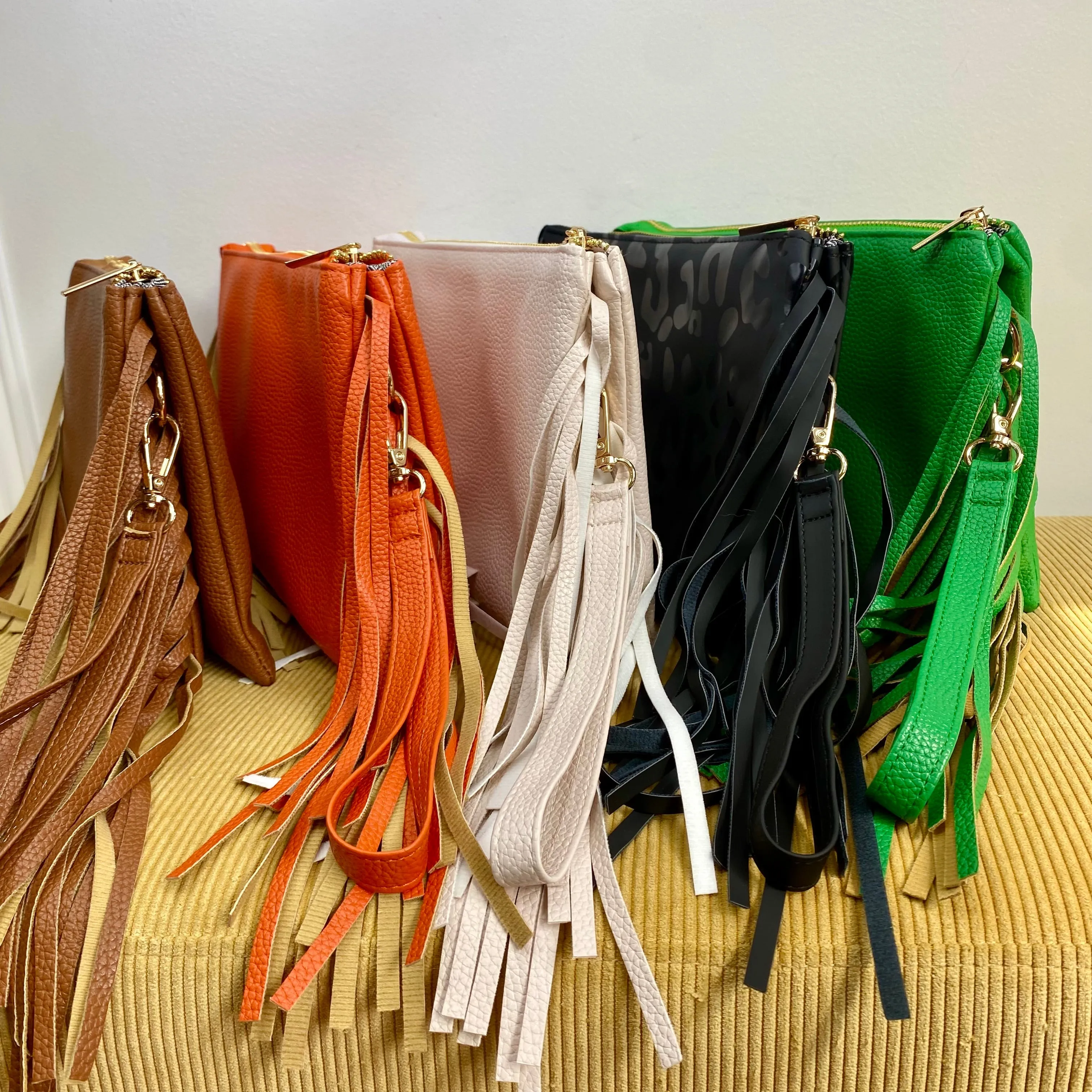 Lucky   Fringe - Clutch Crossbody