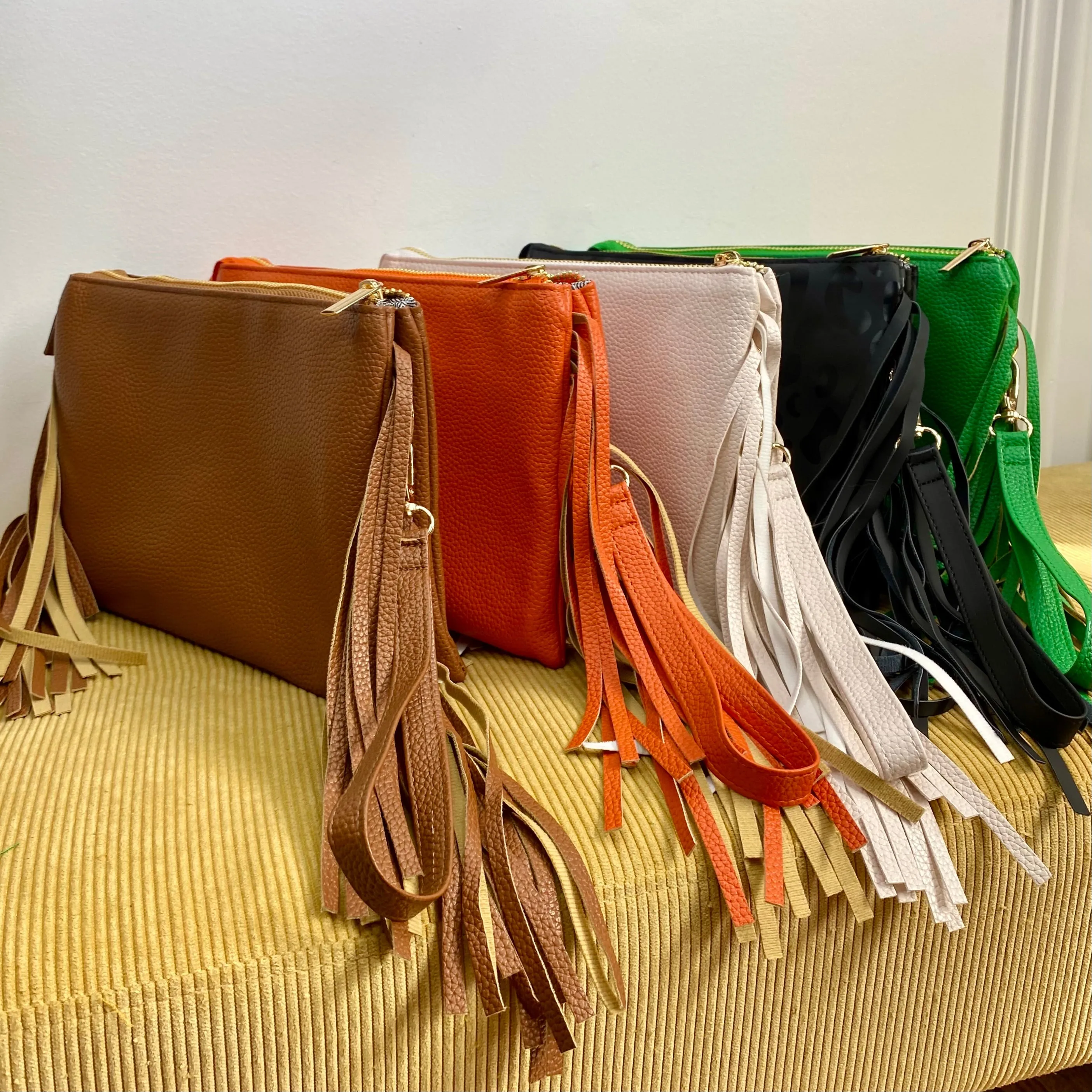 Lucky   Fringe - Clutch Crossbody