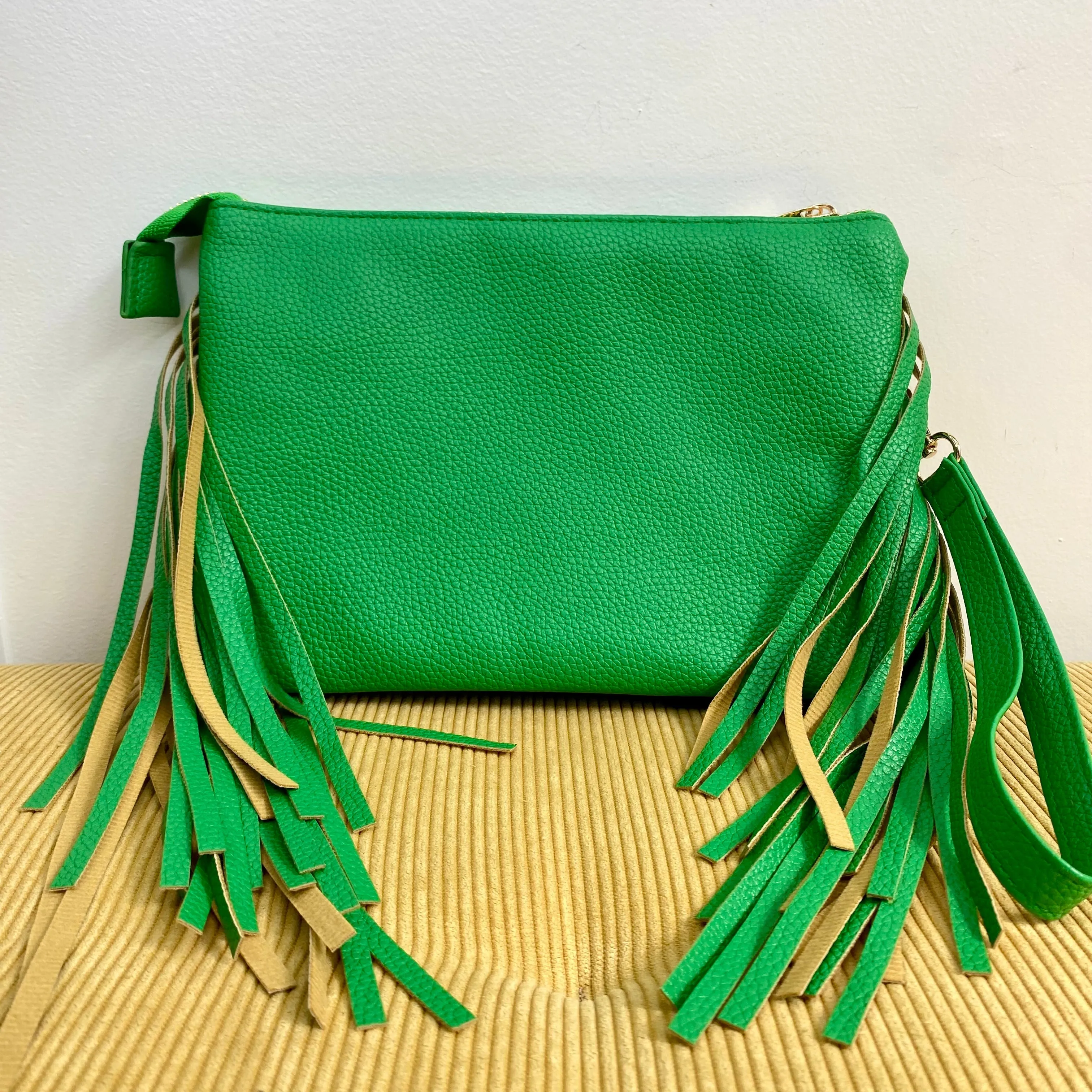 Lucky   Fringe - Clutch Crossbody