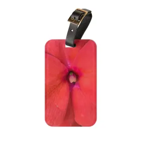 Luggage Tag |Travel Accessory Red Floral|