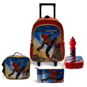 Marvel Spiderman Wall Crawler 18" 5-In-1 Trolley Box Set