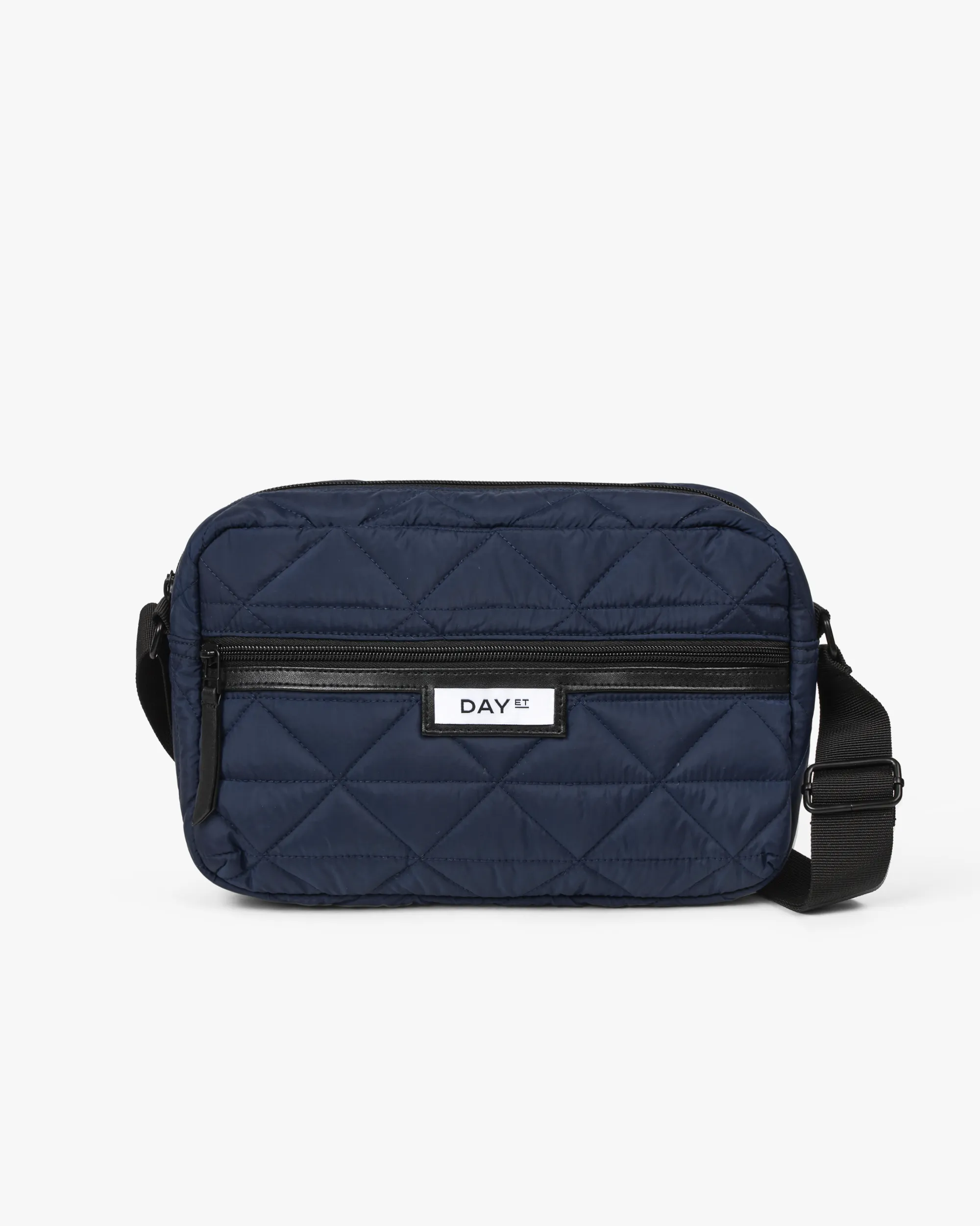 Medium Triangle Quilt Camera Crossbody Bag