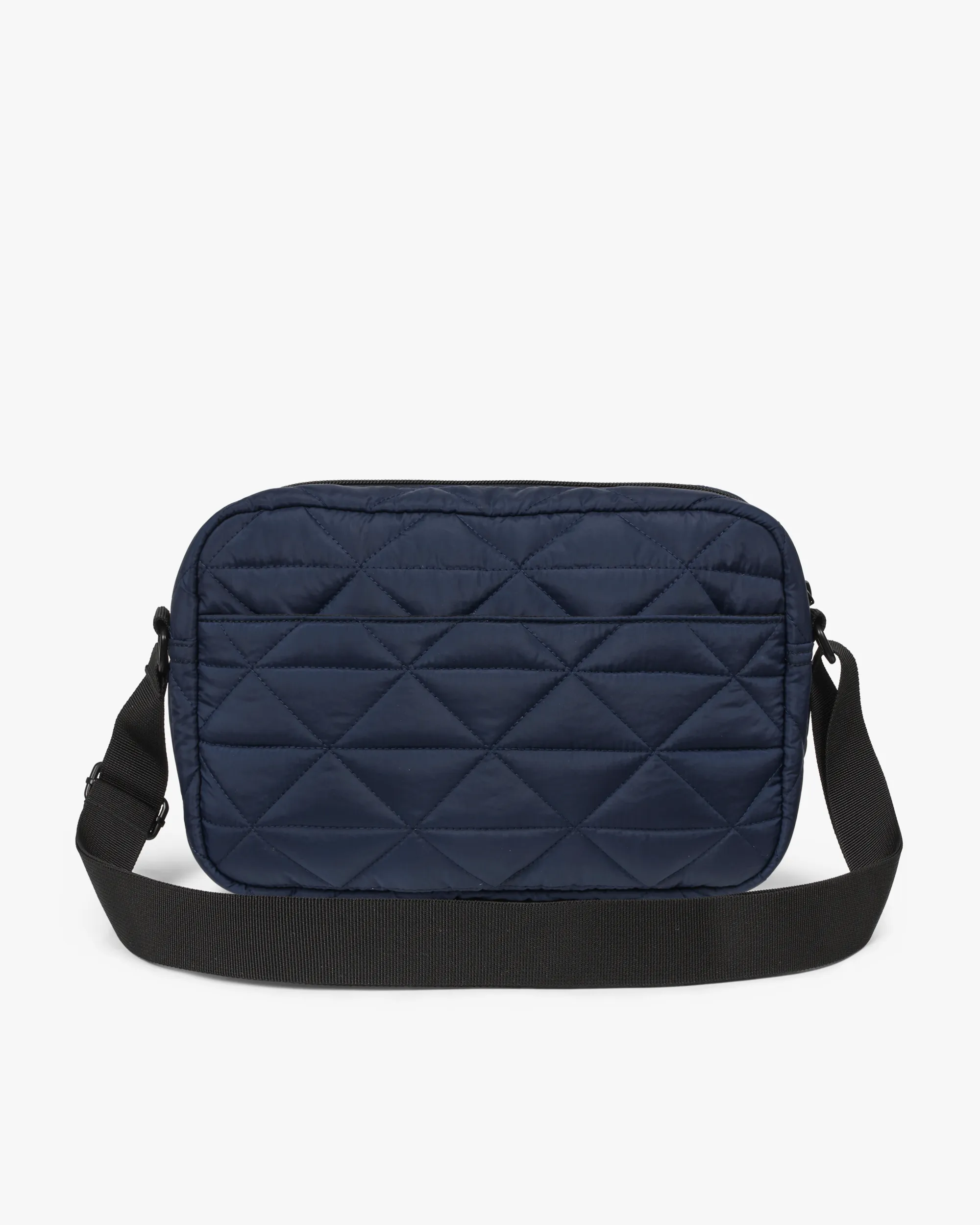 Medium Triangle Quilt Camera Crossbody Bag