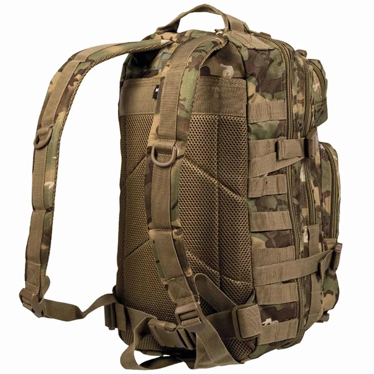 Mil-Tec MOLLE Assault Pack 20L Woodland Arid