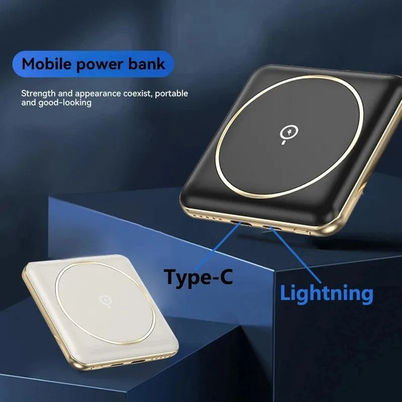 Mini Magnetic Wireless Power Bank Charger Fast