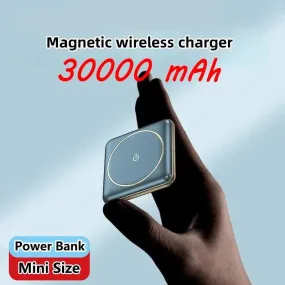 Mini Magnetic Wireless Power Bank Charger Fast