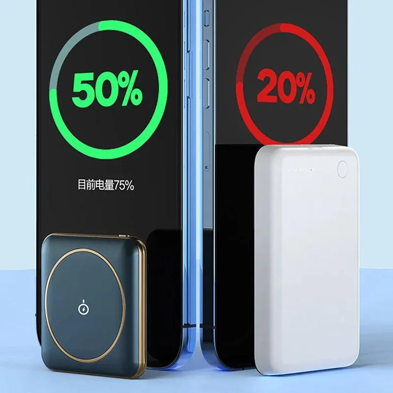 Mini Magnetic Wireless Power Bank Charger Fast