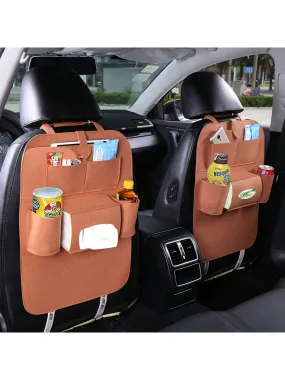 Multifunctional Seat Storage Bag Car Seat Back Storage Bag Baby Seat Felt Storage Bag