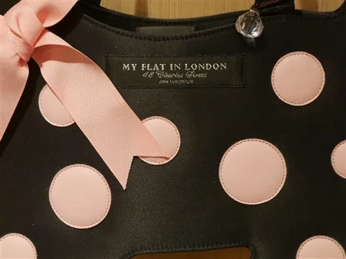 My Flat in London Polka Dot Scottie Handbag