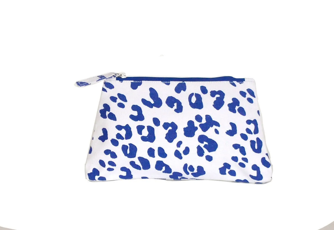 Navy Ocelot Travel Bag