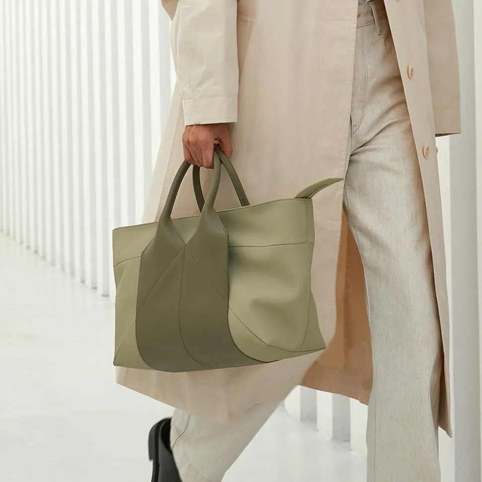 Neut Shoulder Tote - Sage Green