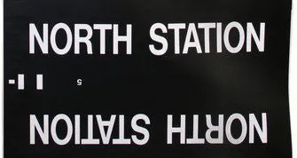 North Station Rollsign Curtain (Type 7 Side Destination)