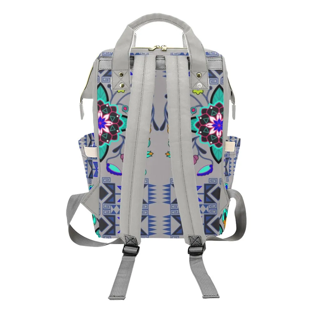 Northern Powwow Men's Traditional Multi-Function Diaper Backpack/Diaper Bag