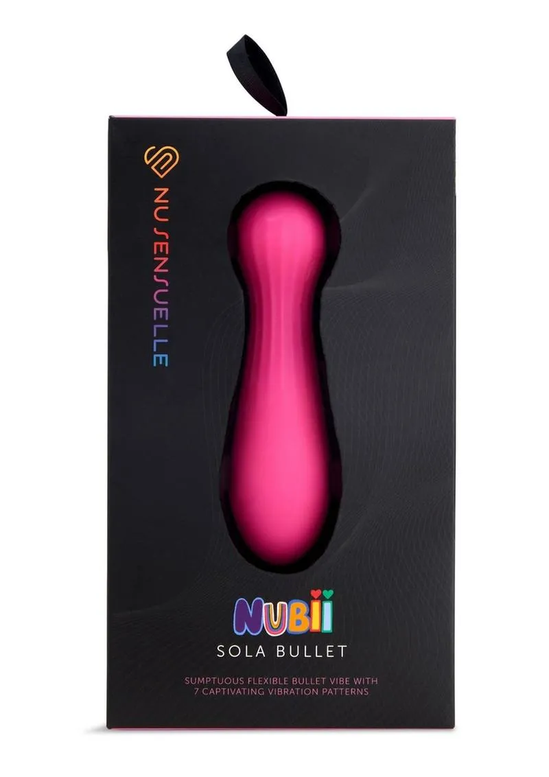 Nu Sensuelle Nubii Sola Flexible Rechargeable Silicone Bullet