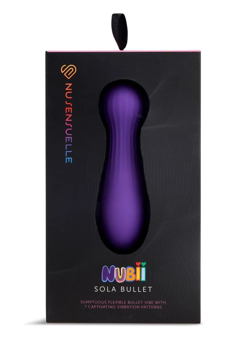 Nu Sensuelle Nubii Sola Flexible Rechargeable Silicone Bullet