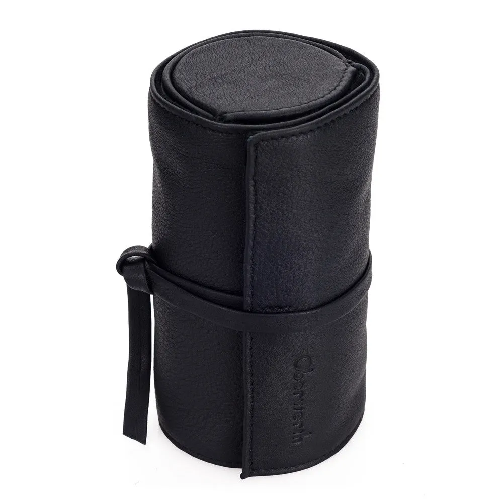 Oberwerth Donau Leather Lens Wrap, Black, Large