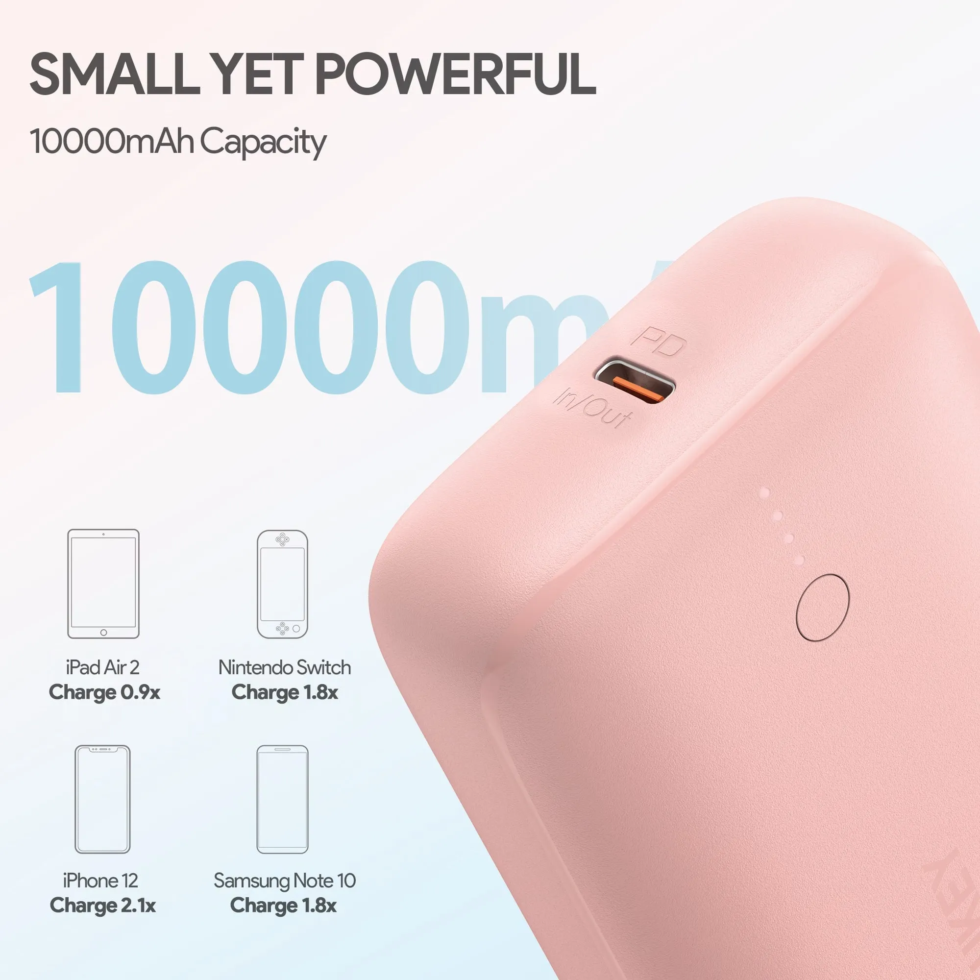 PB-N83S 10,000MAH 22.5W Powerbank Portable Charger