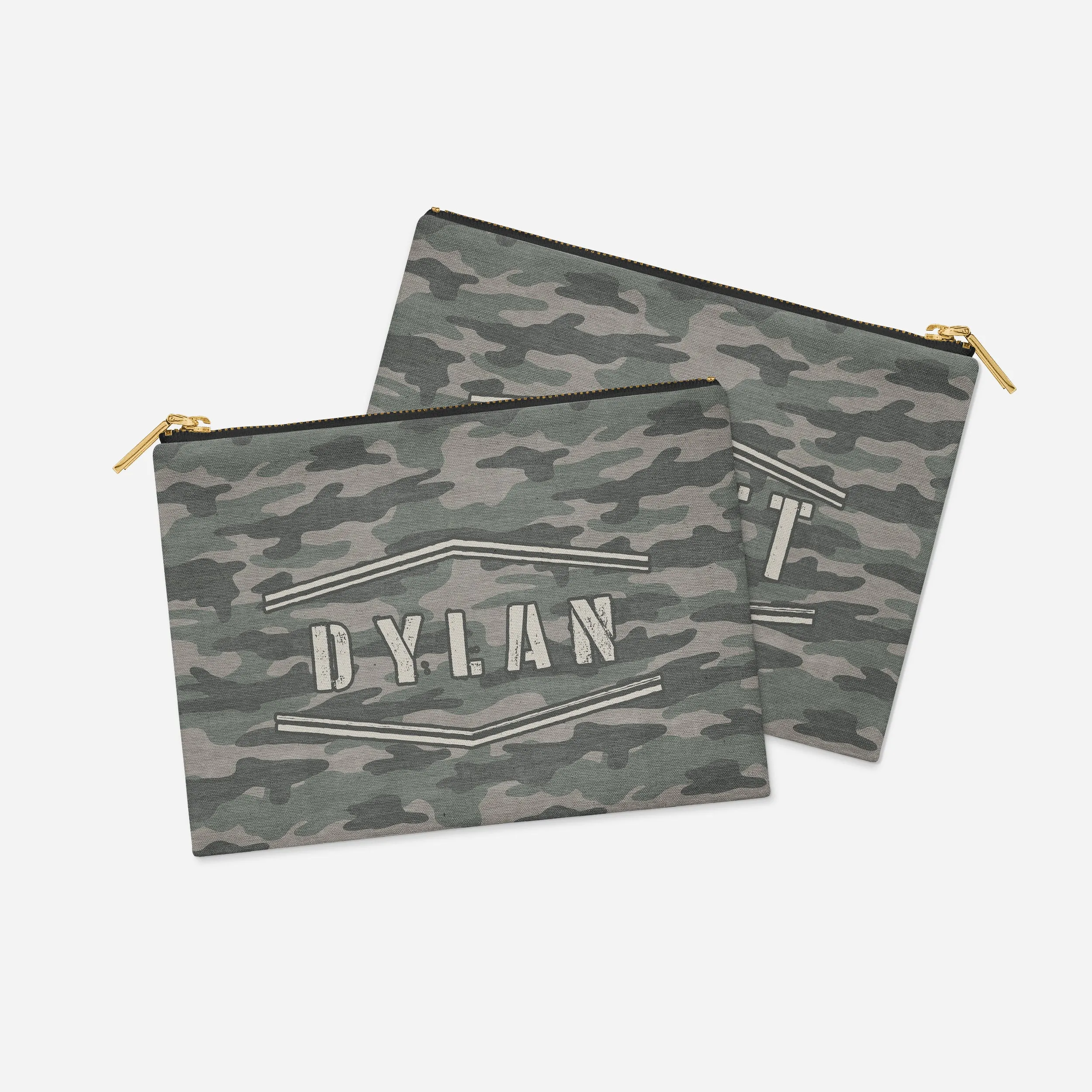 PERSONALIZED ACCESSORY BAG FLAT – CAMO