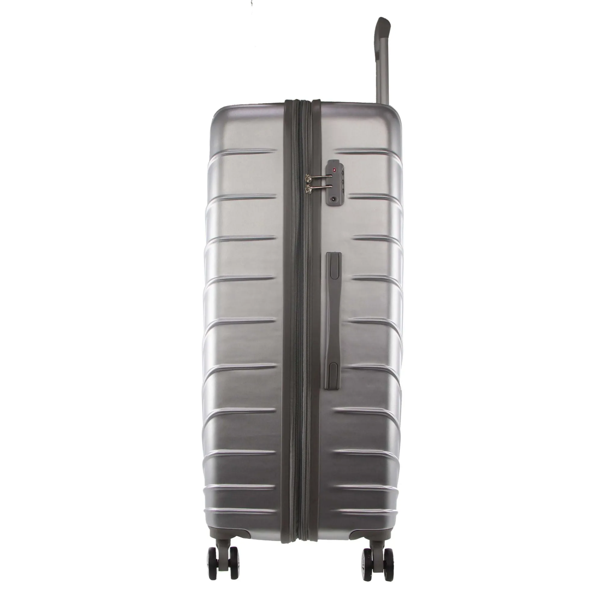 Pierre Cardin Hard Shell 4 Wheel - 3-Piece Luggage Set - Silver