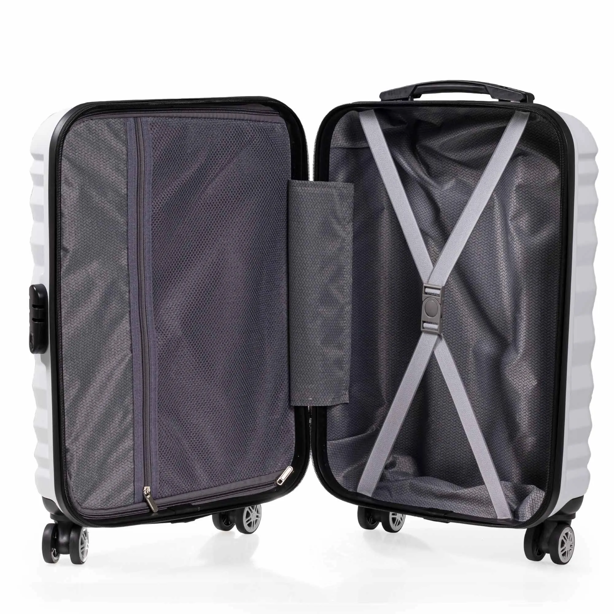 Pierre Cardin Trolley Case White