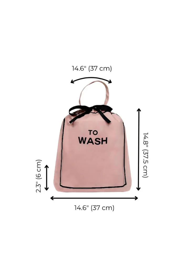 Pink/Blush To Wash Laundry Bag