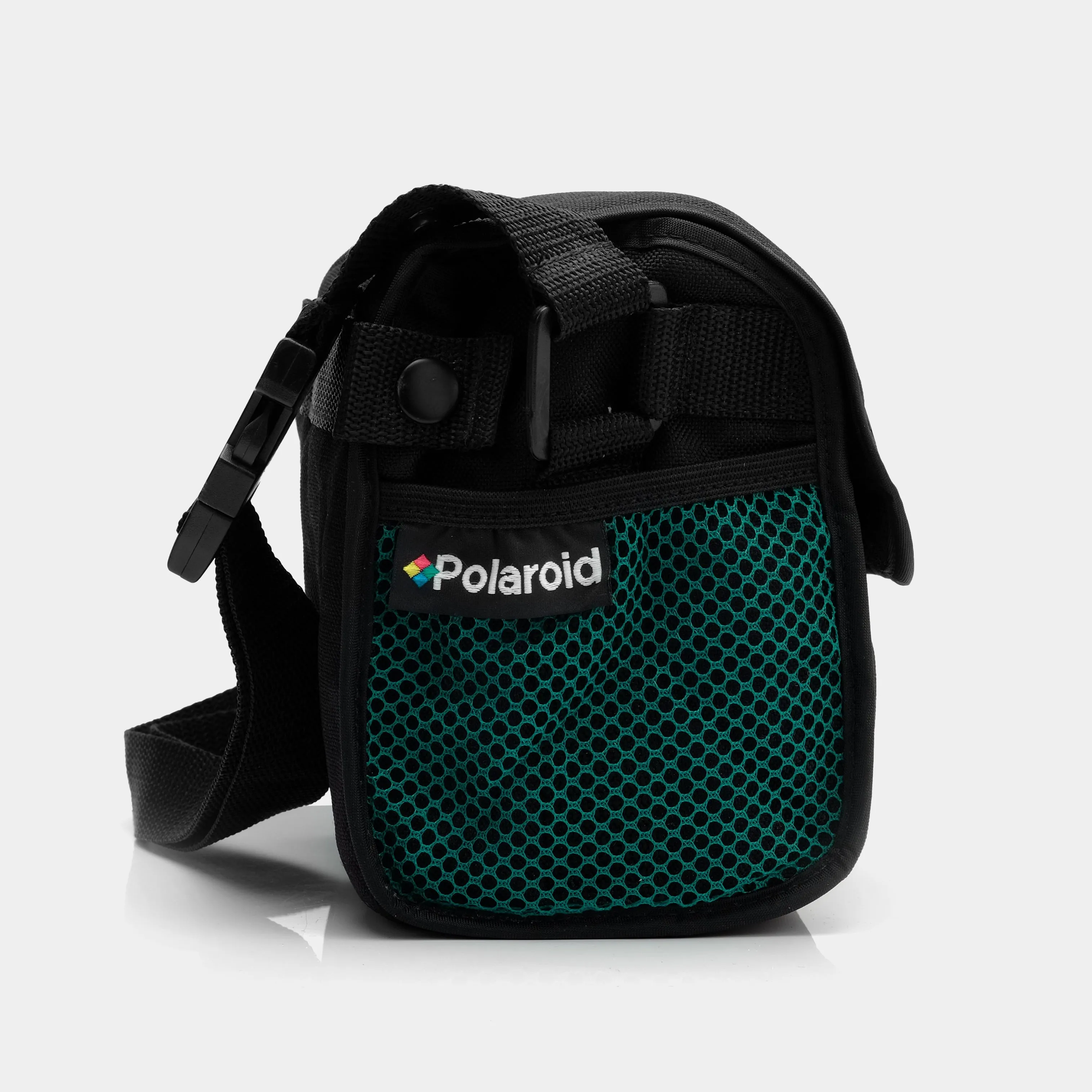 Polaroid Mesh Pocket Instant Camera Bag with Retrospekt Pin