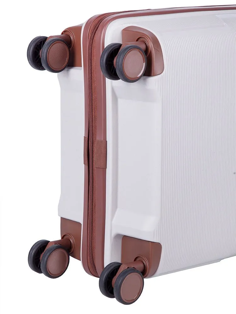 Polo Horizon Cabin 55cm Spinner Trolley Case | White