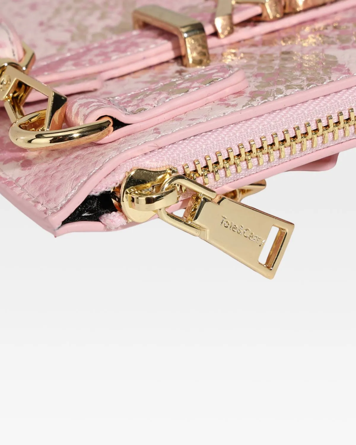 PY Clutch Handbag in Pink