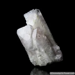 Rare 4.3" Danburite Synergy 12 Crystal with Pleiadian Starbrary & Twin