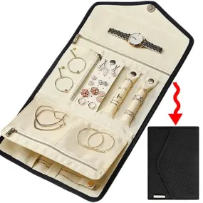 Roll Foldable Jewelry Organizer: Travel Light, Shine Bright!