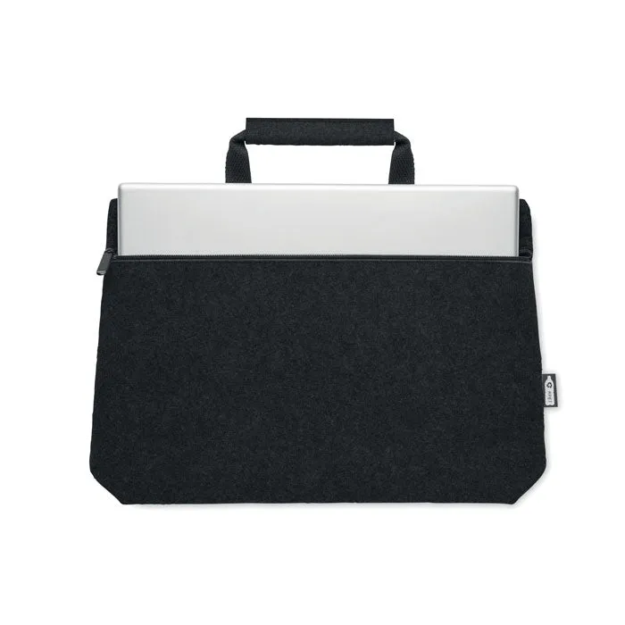 Rpet Felt Zippered Laptop Bag | TAPLA - MO6718