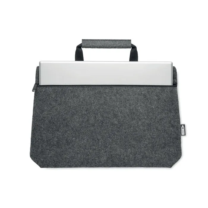 Rpet Felt Zippered Laptop Bag | TAPLA - MO6718