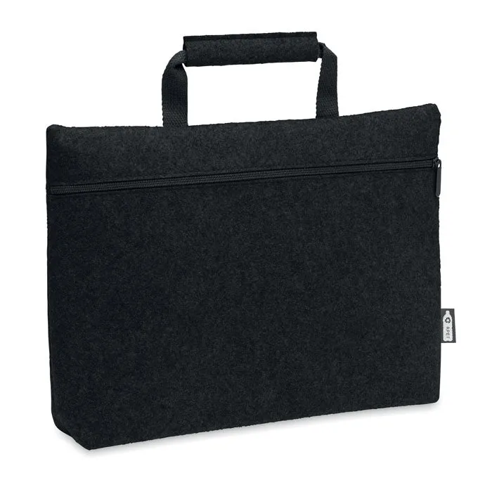 Rpet Felt Zippered Laptop Bag | TAPLA - MO6718