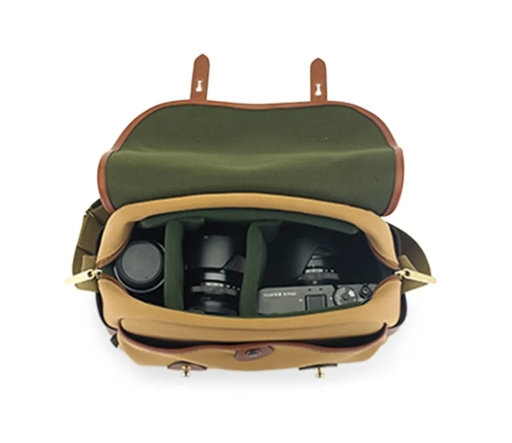 S3 Camera Bag - Sage FibreNyte / Chocolate Leather