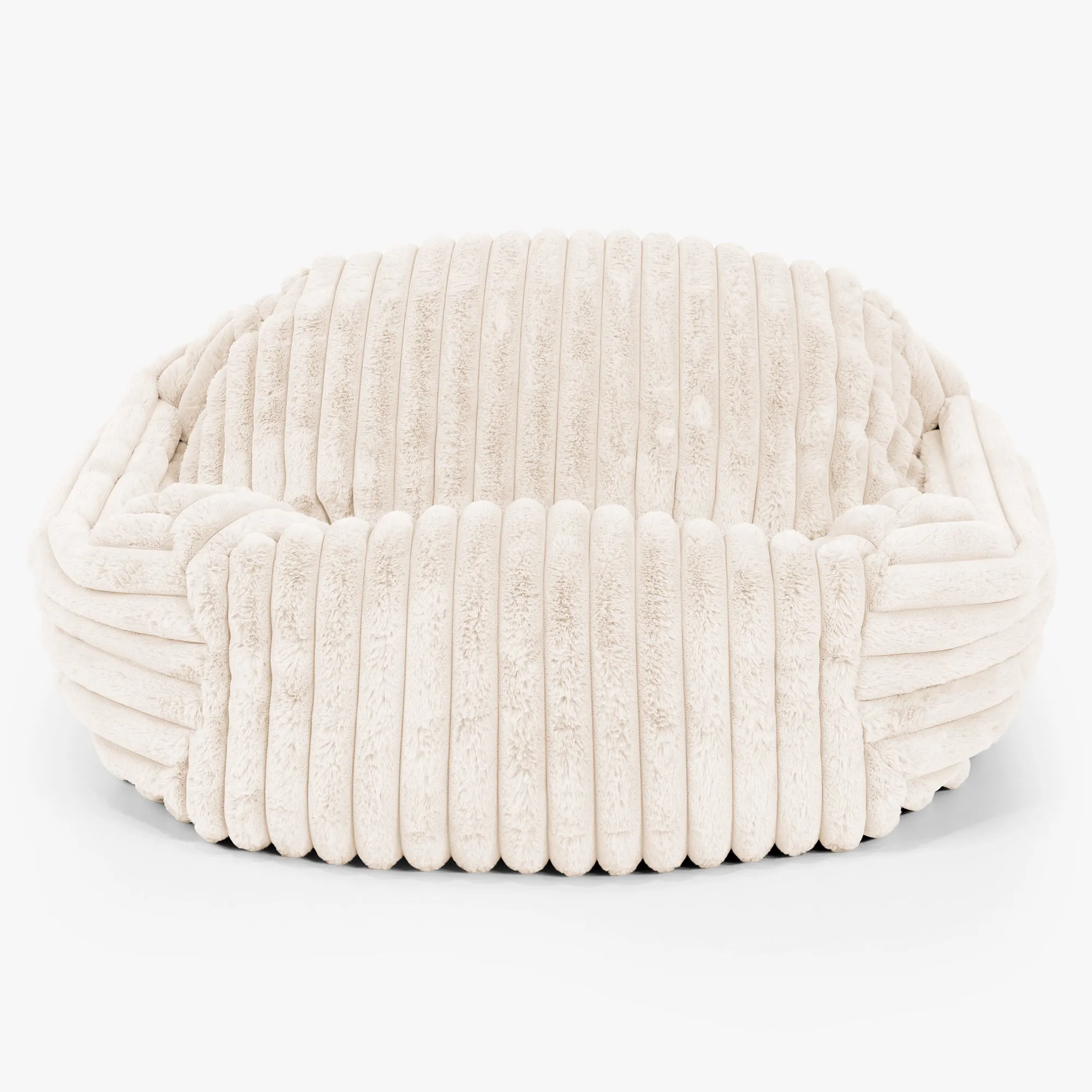 Sabine Bean Bag Armchair - Ultra Plush Cord Cream