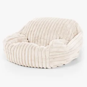 Sabine Bean Bag Armchair - Ultra Plush Cord Cream